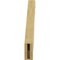 Ekena Millwork 3-inch W x 18-inch D x 24-inch H Copenhagen Rough Cedar Woodgrain TimberThane Knee Brace, Primed BRCUR03X18X24CHGRCPR - alternate 2
